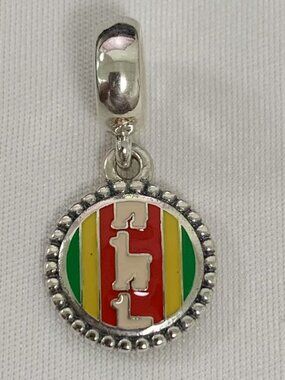 Pandora Engraving Llama Exclusive Charm Pendant, S925 Silver Jewelry